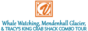 Whale Watching, Mendenhall Glacier, and Tracy's King Crab Shack Combo Tour