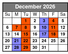 Pierce Arrow Shows December Schedule