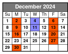 Decades Pierce Arrow December Schedule