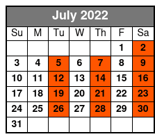 Pierce Arrow Country July Schedule