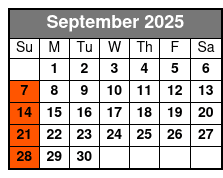 Pierce Arrow Gospel September Schedule