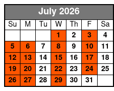 Clay Cooper's Country Music Express July Schedule