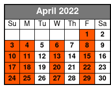 Clay Cooper's Country Music Express April Schedule