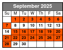 Ripley's Believe It Or Not! September Schedule