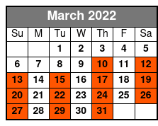 Shepherd of the Hills Outdoor Drama March Schedule