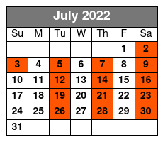 Shepherd of the Hills Outdoor Drama July Schedule
