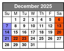 Showboat Branson Belle Santa's Pancakes & Pjs Cruise December Schedule