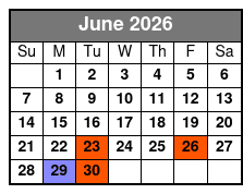 Queens of Soul  June Schedule