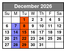 Queens of Soul  December Schedule
