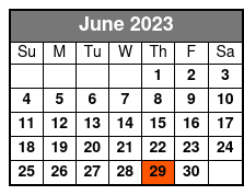 Haygoods June Schedule