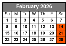 The Haygoods Branson's Most Popular Show February Schedule