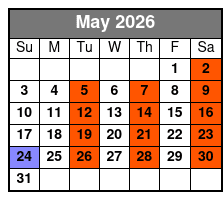 The Haygoods Branson's Most Popular Show May Schedule