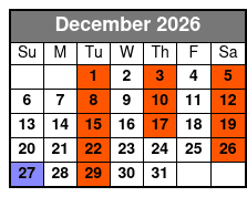 The Haygoods Branson's Most Popular Show December Schedule