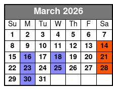 Michael Jackson The Illusion: Re-living The King of Pop! March Schedule