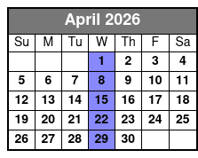 Michael Jackson The Illusion: Re-living The King of Pop! April Schedule