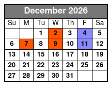 The Sound of Simon & Garfunkel  December Schedule