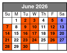 UTV Tours at Fox Creek Park June Schedule