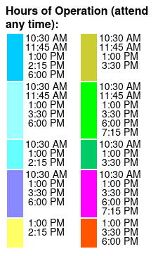 Immersive Disney Animation Experience Color Key