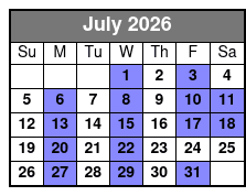 The Cabaret - Garry & Janine Comedy Magic Dinner Show July Schedule