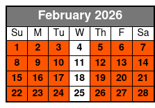 Riga Tony's Branson's Best Murder Mystery Dinner Show February Schedule