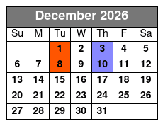 Dan Wagner's Johnny Cash and Friends Tribute Show December Schedule