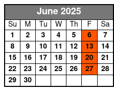 Ray On My Mind June Schedule