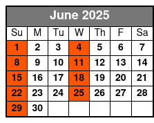 Patsy Cline & Friends June Schedule