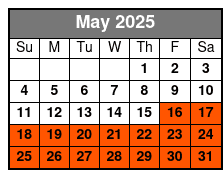 Inspiration Tower May Schedule