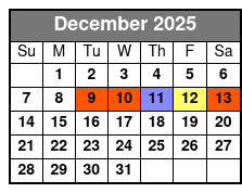 Narnia Live On Stage: The Lion, The Witch, and The Wardrobe Branson December Schedule