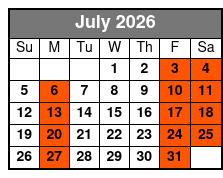 Outpost Opry Variety Show July Schedule