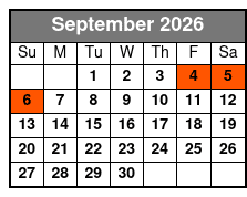 Outpost Opry Variety Show September Schedule