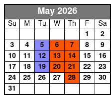 Elvis Tribute Show Featuring Jerry Presley May Schedule