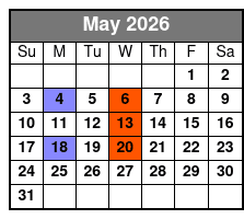 A Neil Diamond Tribute Branson May Schedule