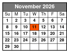 Joe Nichols Live in Branson November Schedule