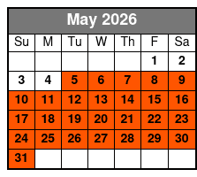 Branson Aquarium at the Boardwalk May Schedule