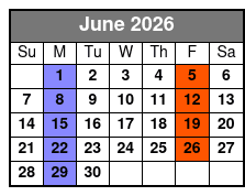 George Strait Tribute   June Schedule