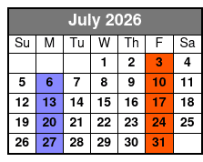 George Strait Tribute   July Schedule