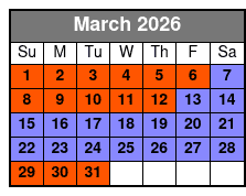 Dolly Parton's Stampede Branson March Schedule