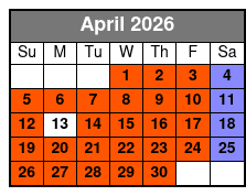 Dolly Parton's Stampede Branson April Schedule