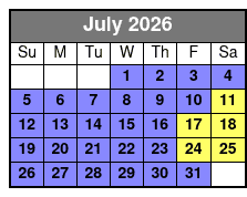 Dolly Parton's Stampede Branson July Schedule