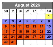 Dolly Parton's Stampede Branson August Schedule