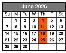 Baldknobbers Vintage Show   June Schedule