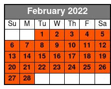 The Track Family Fun Parks February Schedule