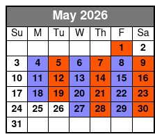 SIX May Schedule