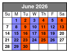 SIX June Schedule