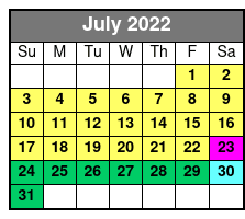 Silver Dollar City Single Day Ticket (Reservation Required) July Schedule