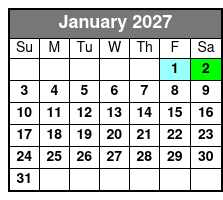 Silver Dollar City 1 Day Ticket  January Schedule