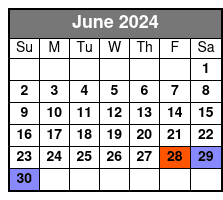 SDC & White Water 3 Day 2 Park Ticket June Schedule