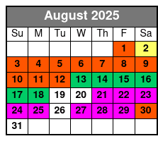 Buy 1 Day Silver Dollar City Ticket, Get 1 Day Free August Schedule