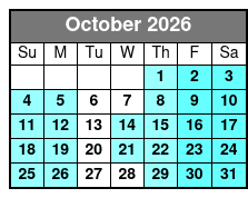 Silver Dollar City 1 Day Ticket  October Schedule